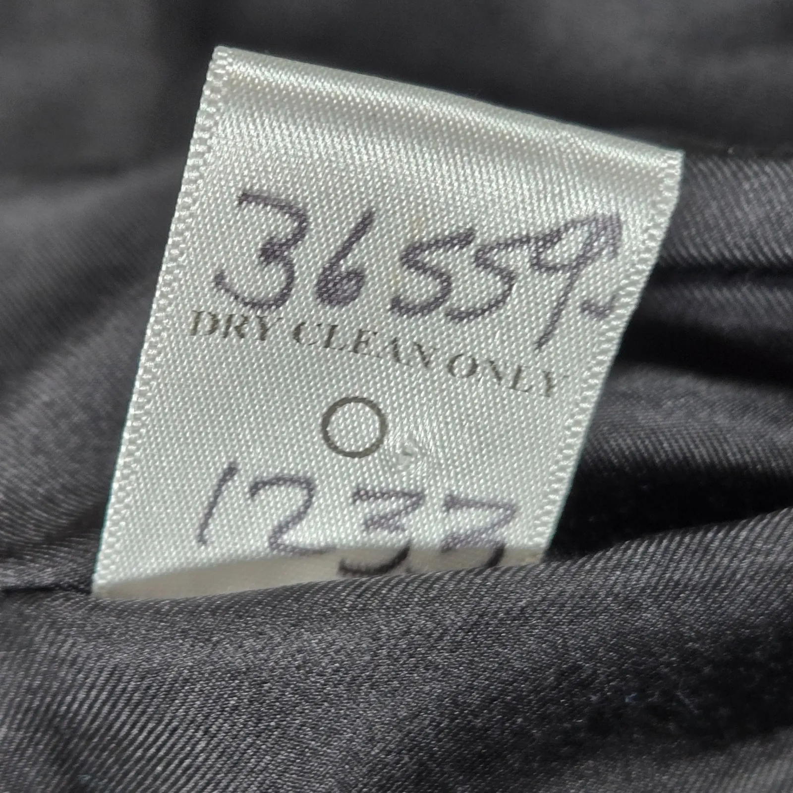 ALC Black Lamb Leather Hooded Moto Jacket Paneled Wool Blend Contrast Trim 4 - Image 6