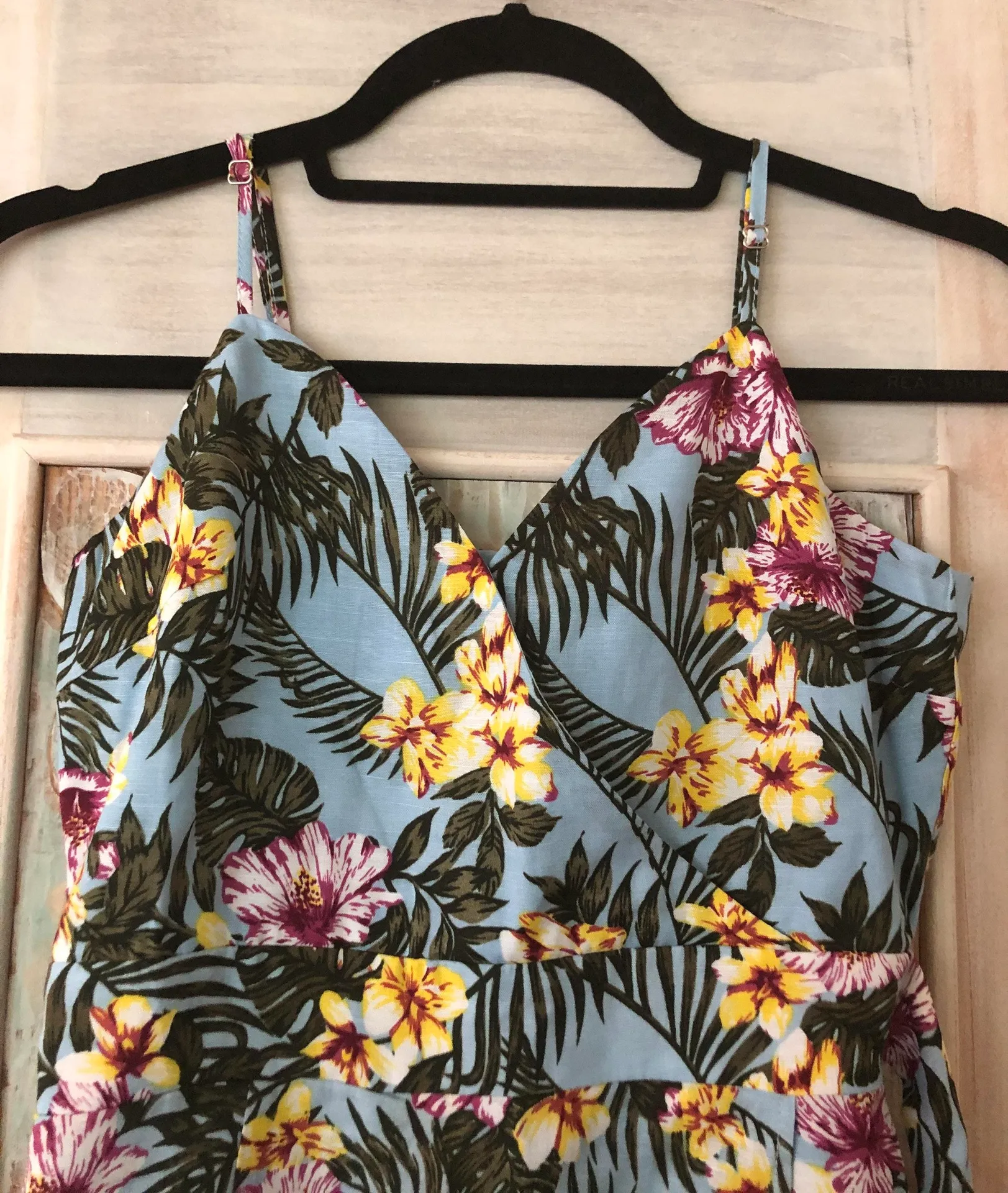 Light Blue Floral Dress - Image 3