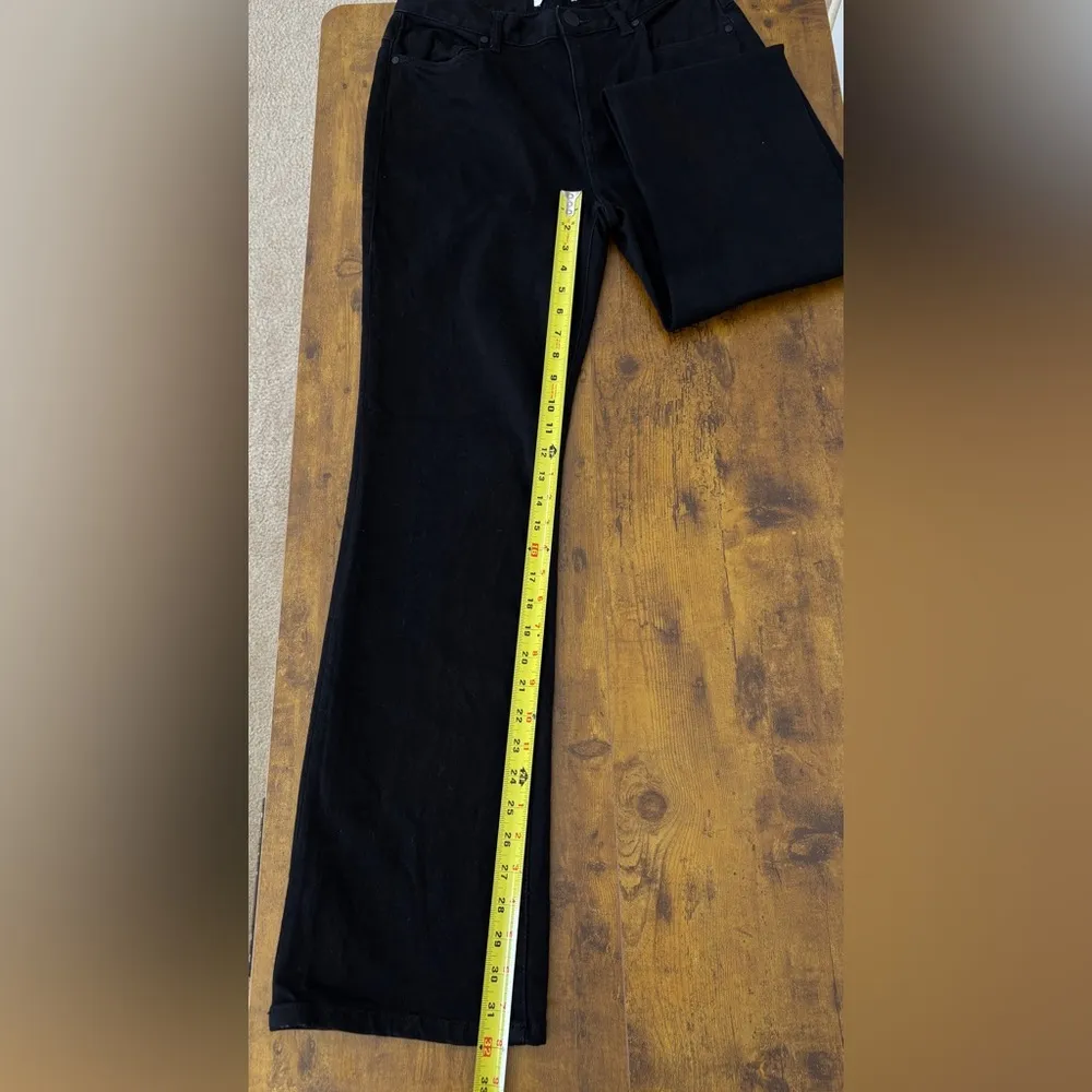 Cabi Jeans 5th Avenue Black Denim Jeans Women's 8 Straight Leg #4326R - Image 8