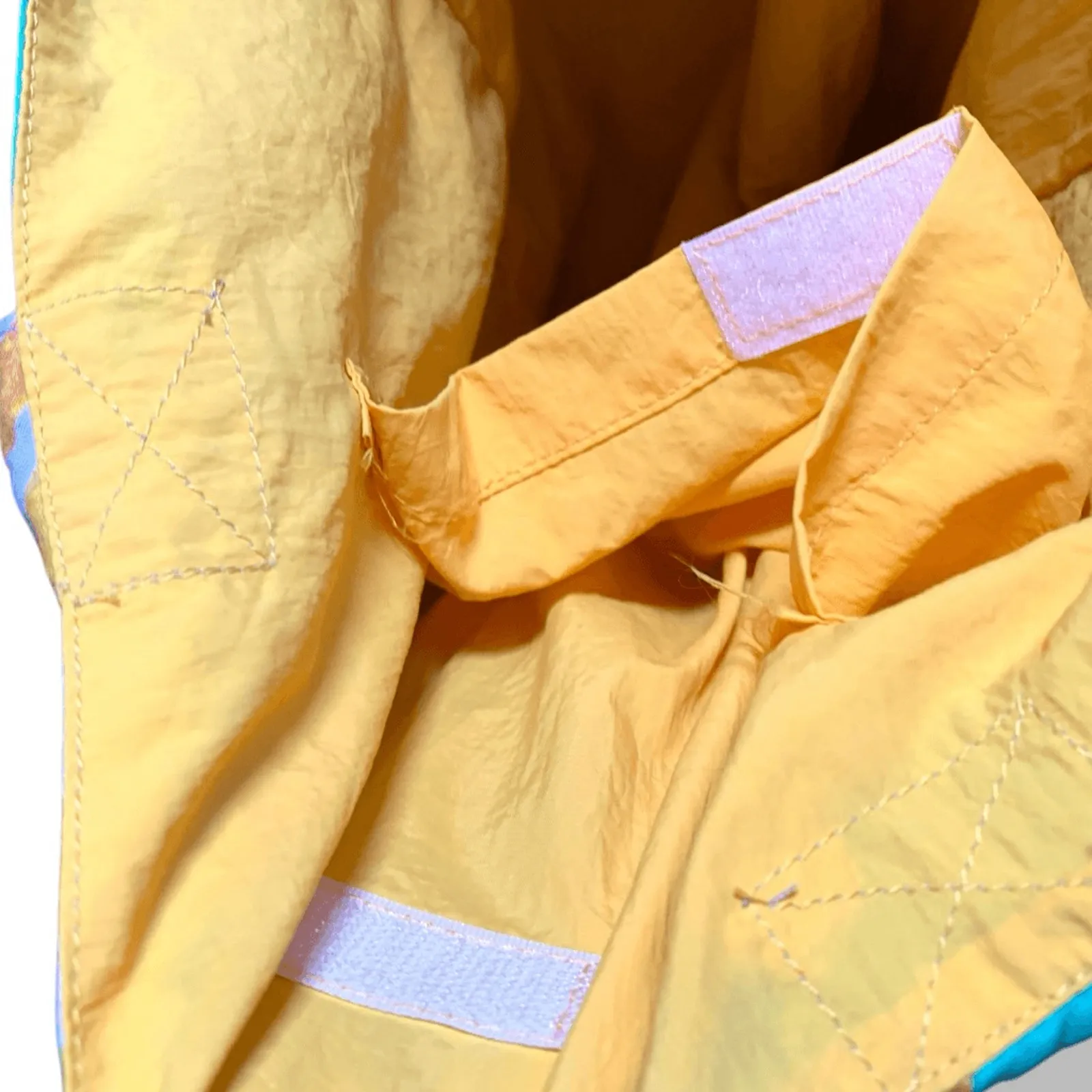 Hula Moon Jams World Tropical Patchwork Tote Bag Multicolor Beach Travel Vacay - Image 7