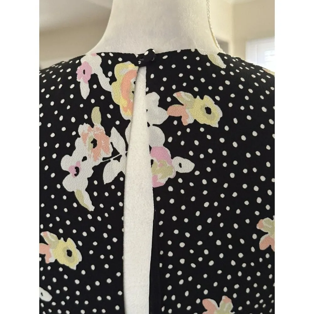 Size 4 Uk 8 TopShop Floral Print Dress Wedding Party New Year Open Back Summer - Image 7