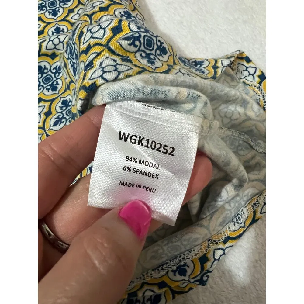 Mix by 41Hawthorn SMALL Elaria Keyhole Knit Top Stitch Fix Front Back Peek Tank Yellow - Image 8