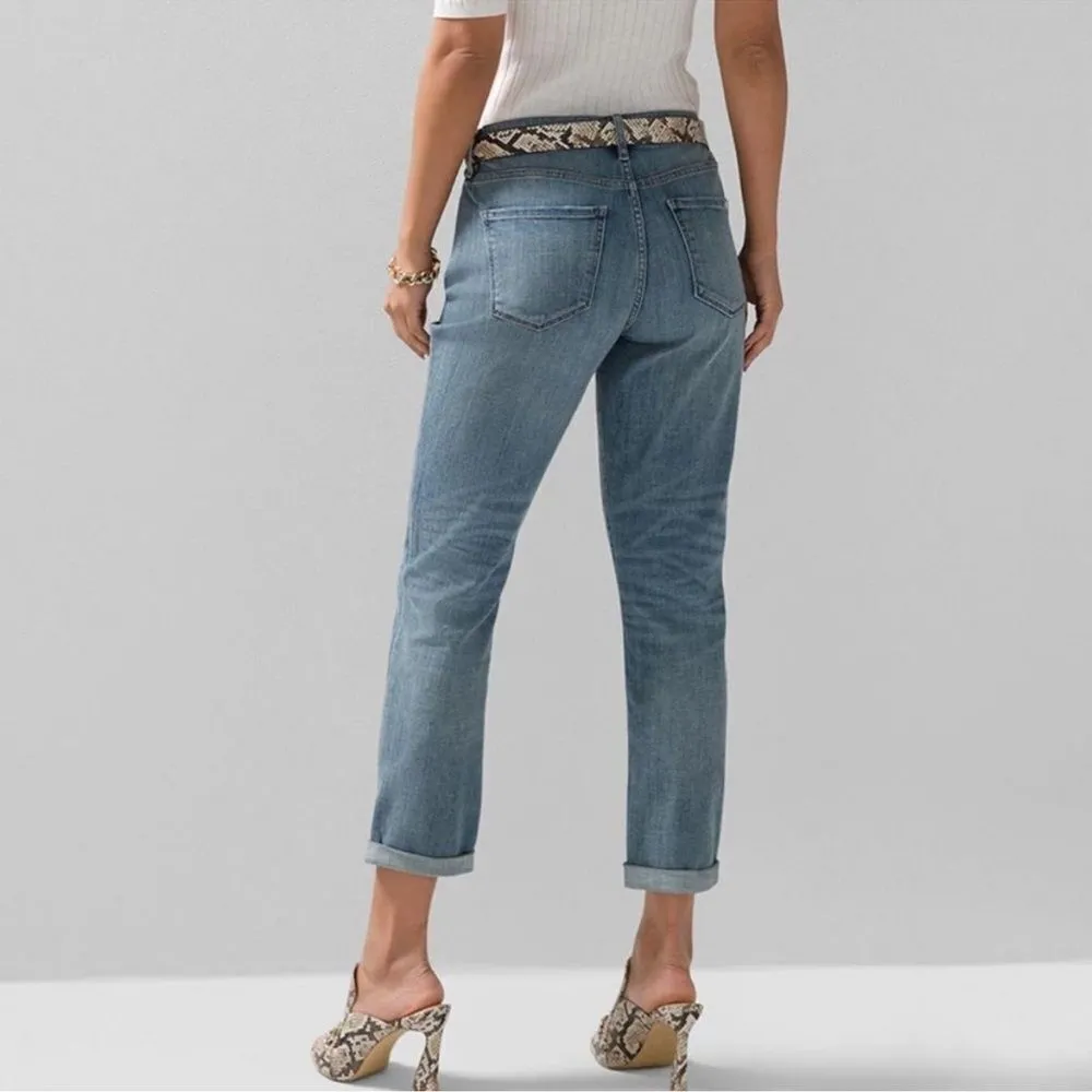 White House Black Market NWT Everyday Soft Mid-Rise Slim Jean Size 12 Petite - Image 3