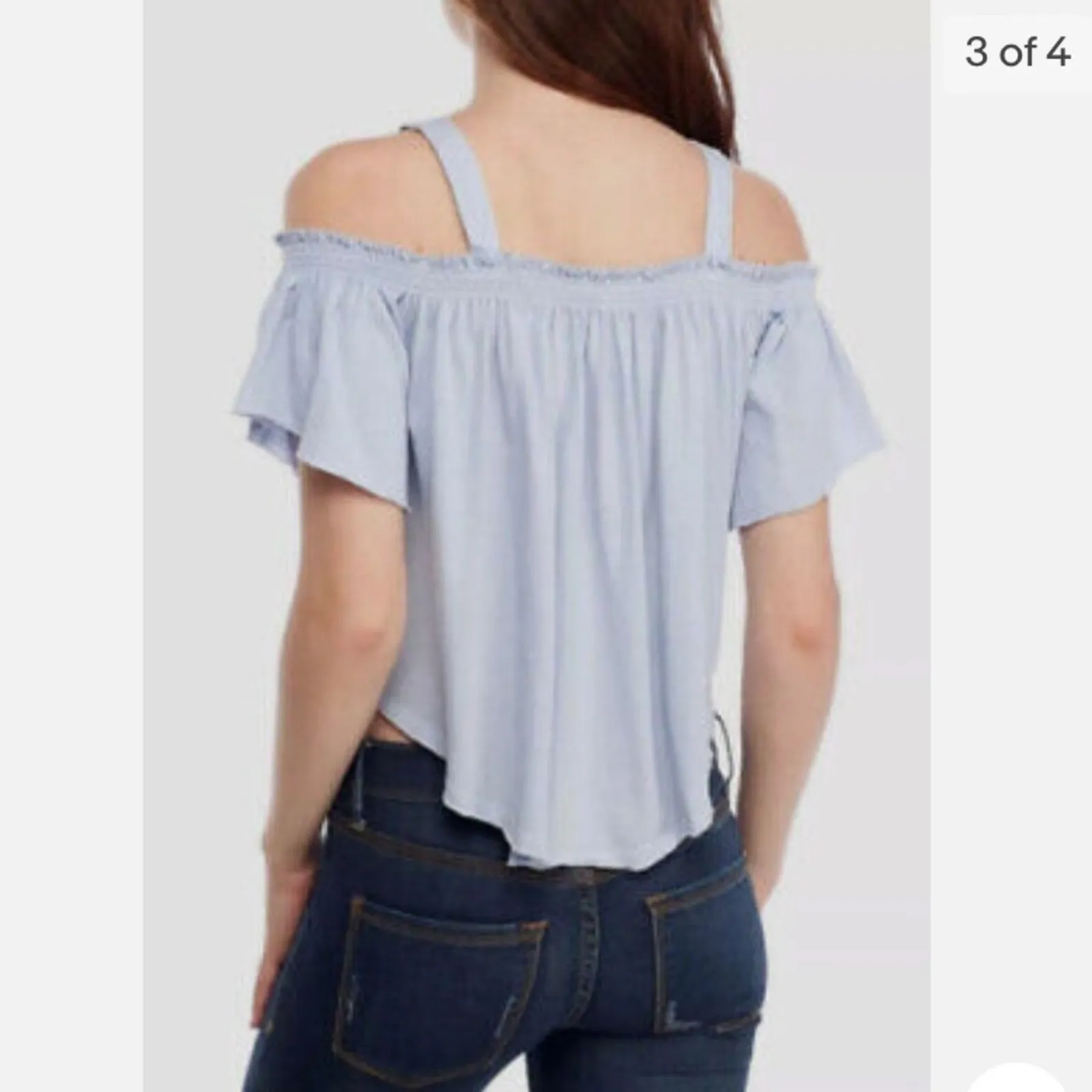 We the Free Free People Rust Red Fast Cane Halter OB577534 Top W-492 Sz M - Image 3