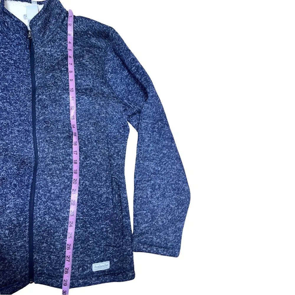 Avalanche Outdoor Supply Company Woman's Navy Jacket Fleece Lining Sz Xlg - Image 3