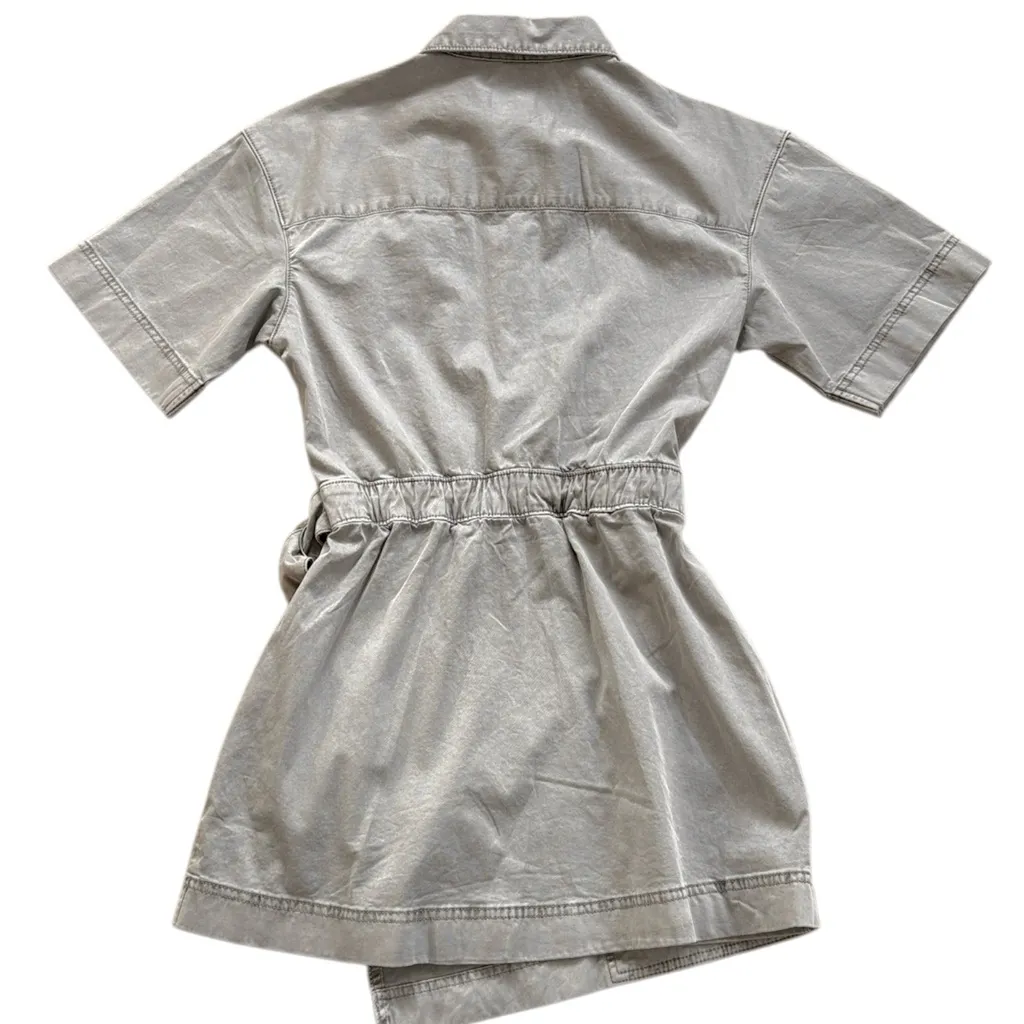 NWT Abercrombie & Fitch Apron Wrap Utility Dress Size Small - Image 11