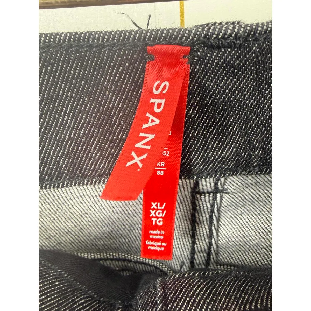 SPANX 360 Black Wide Leg Jeans with Spanxshape - Size - XL - Image 6