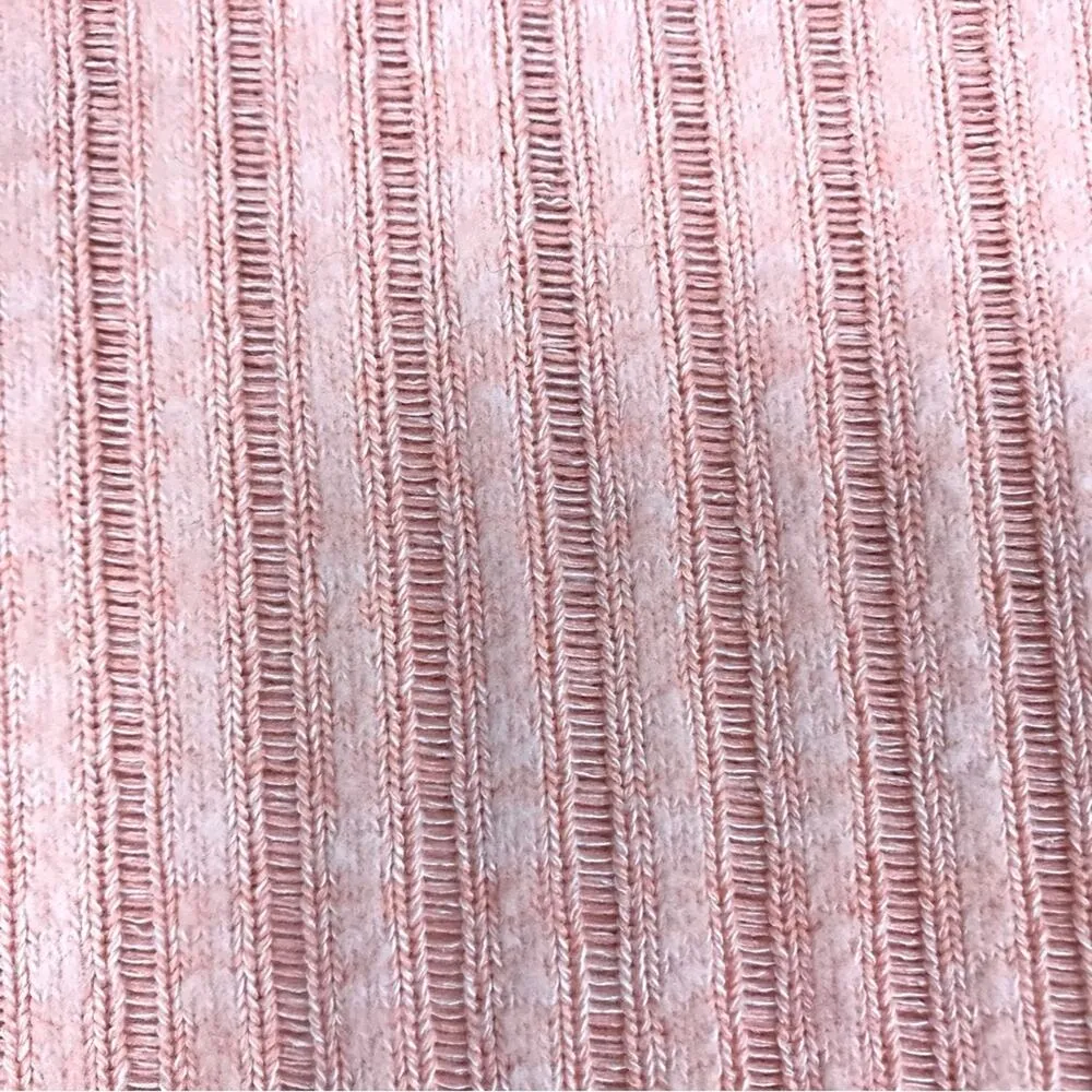 MAEVE By ANTROPOLOGIE Ribbed Cowl Sweater-Tunic Sz S Blush Oversize Boho Retro - Image 6