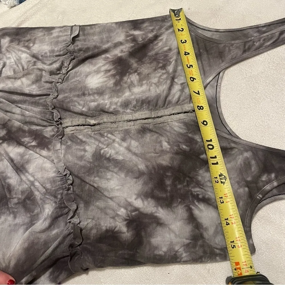 American Eagle Tank Womens Soft and Sexy line Grey and White Tie Dye Size small - Image 7