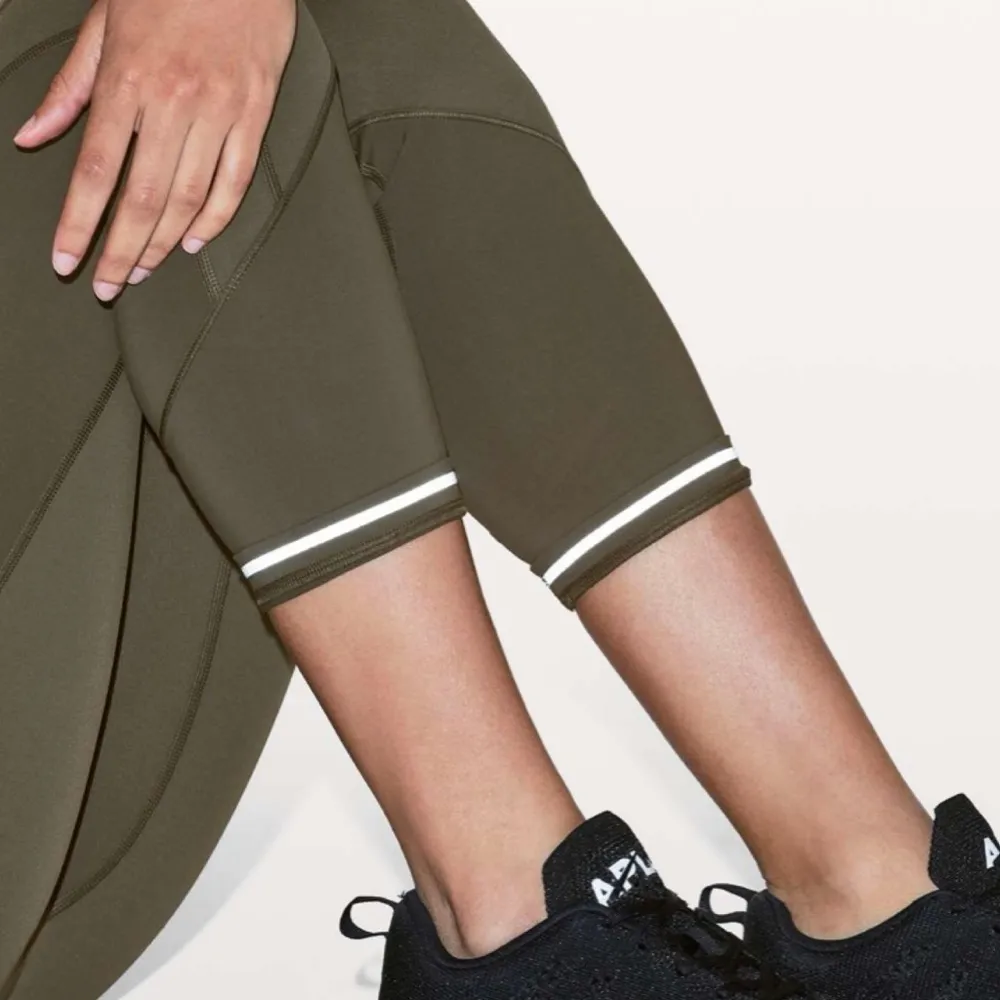 Lululemon Athletica High Rise All The Right Places Crop II 23” Sz 6 Dark Olive - Image 5