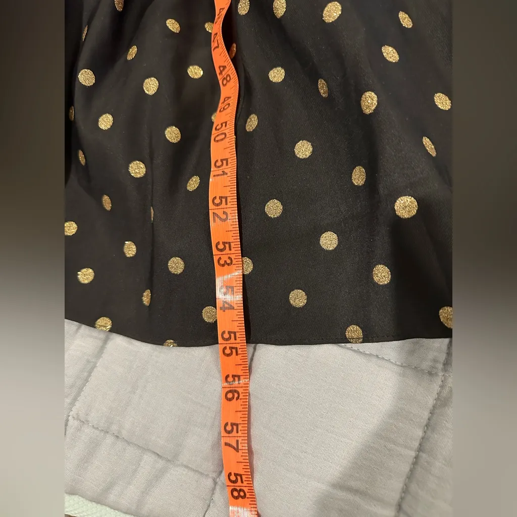 Jovani Black/Gold polka dots sweetheart strapless fitted bodice mermaid dress - Image 10