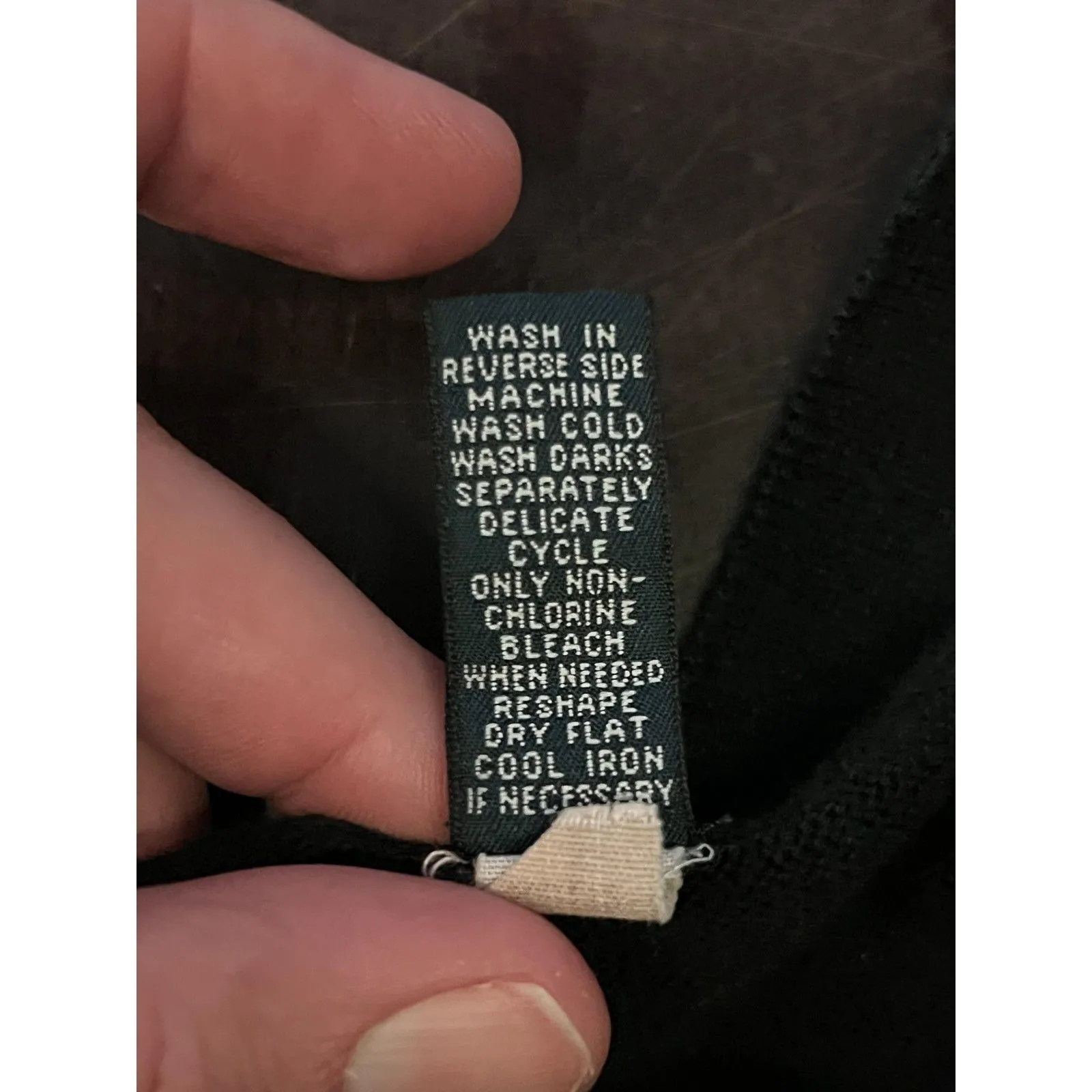 VINTAGE GAP Tank Top Womens Medium Black Knit Sweater Cami Ribbed Hem 90s Y2K - Image 6