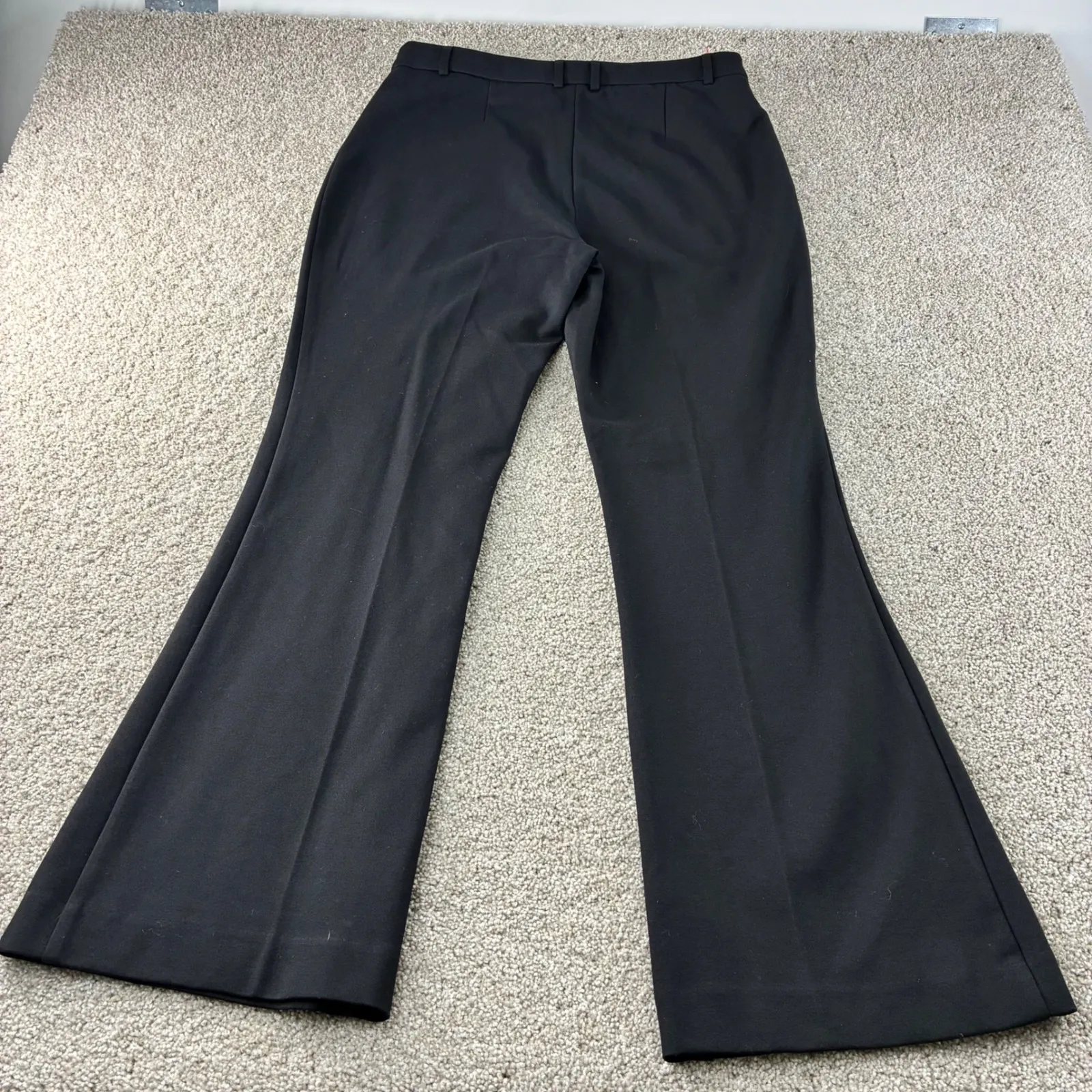 Zac & Rachel Black Flare Leg Stretch Career Dress Pants Women's Size L Size L - Image 8