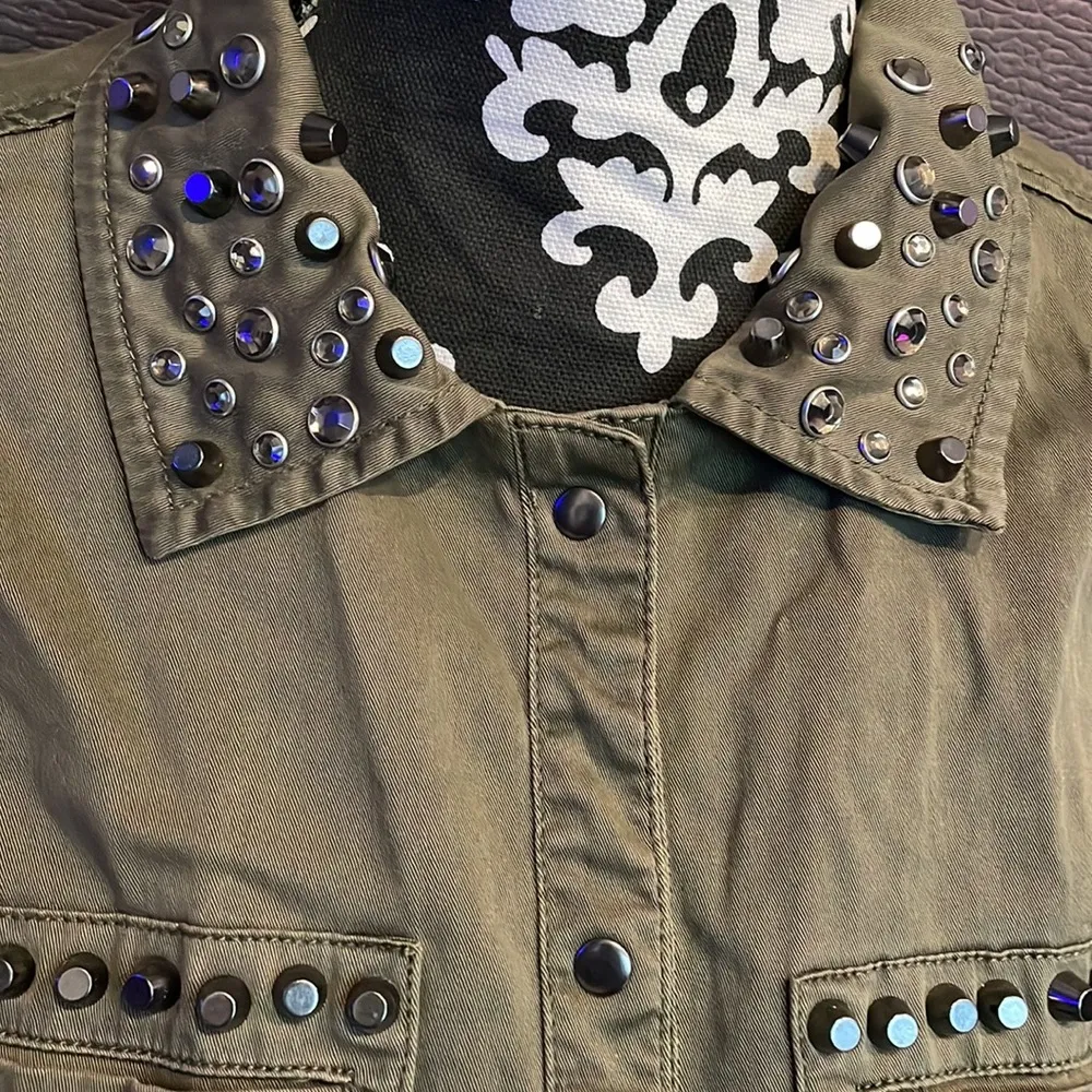 GUESS LOS ANGELES Green Jacket Size XS - Image 3