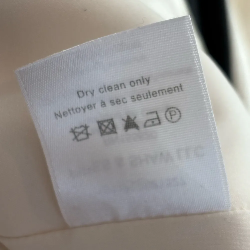 Veronica beard Athens Satin Peak Lapel Blazer In Off White blazer size 0 - Image 13