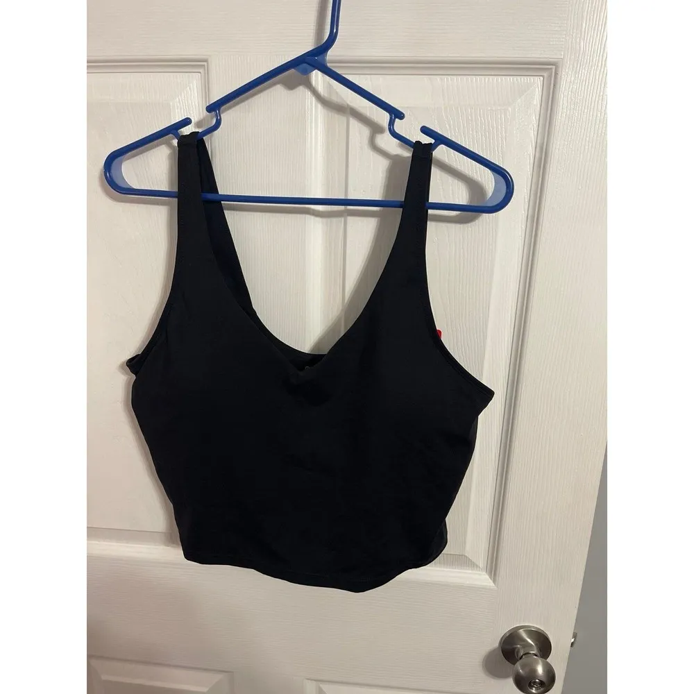 THE GYM PEOPLE Longline Sports Bra Size XL Black New With Tags - Image 5