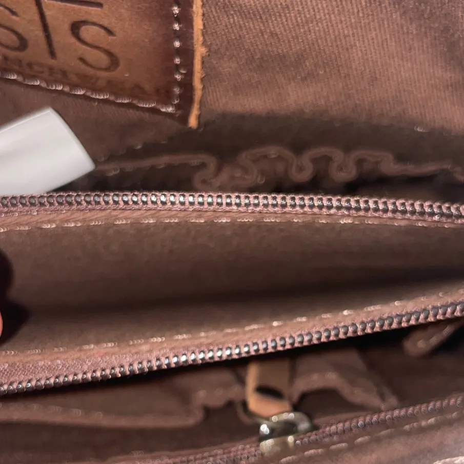 STS Ranchwear Brown and Black Leather Bag - Image 16