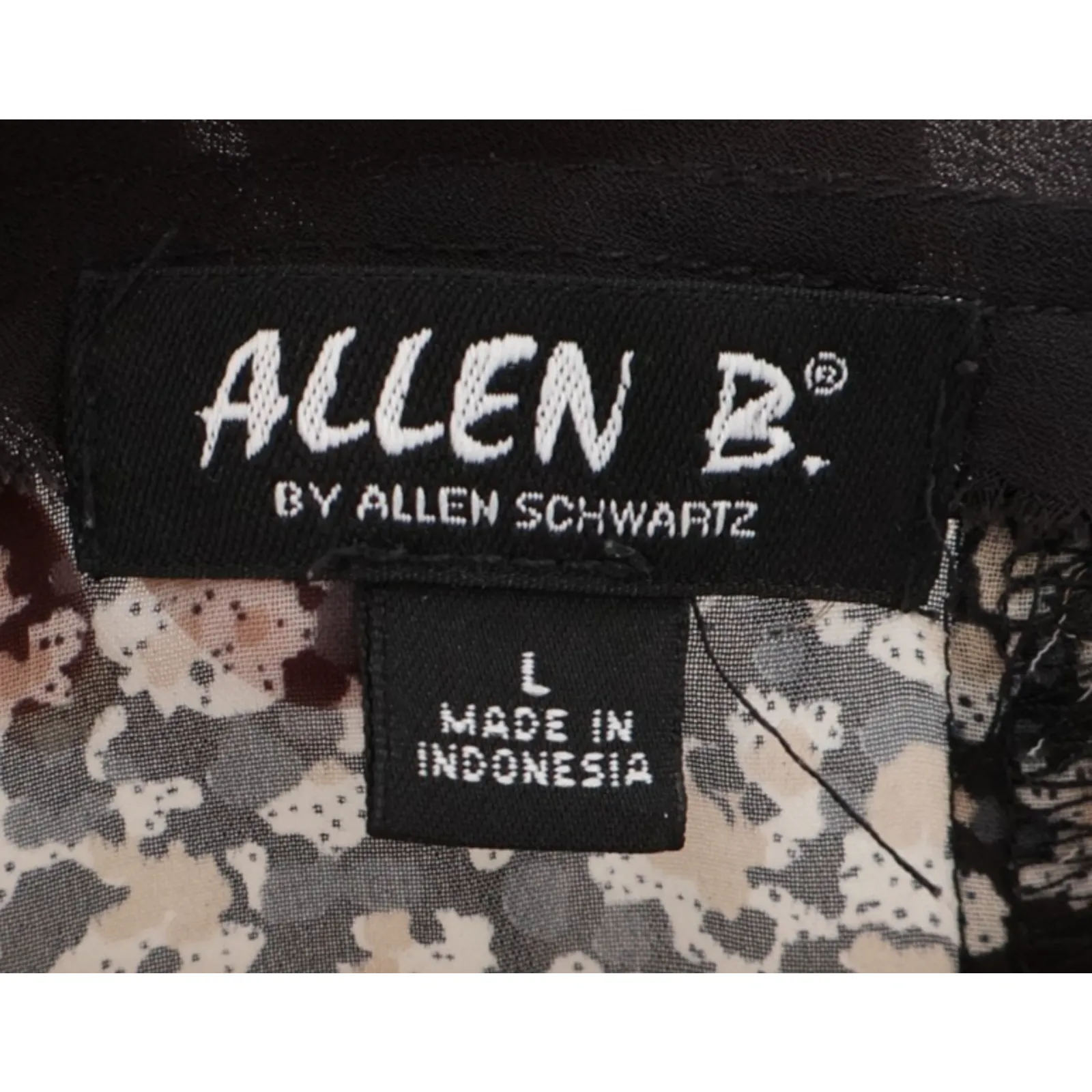 Mixed Print Sheer Sleeveless Top Whimsigoth Indie Fairy Grunge Ruffle Art Size L Black Size L - Image 5