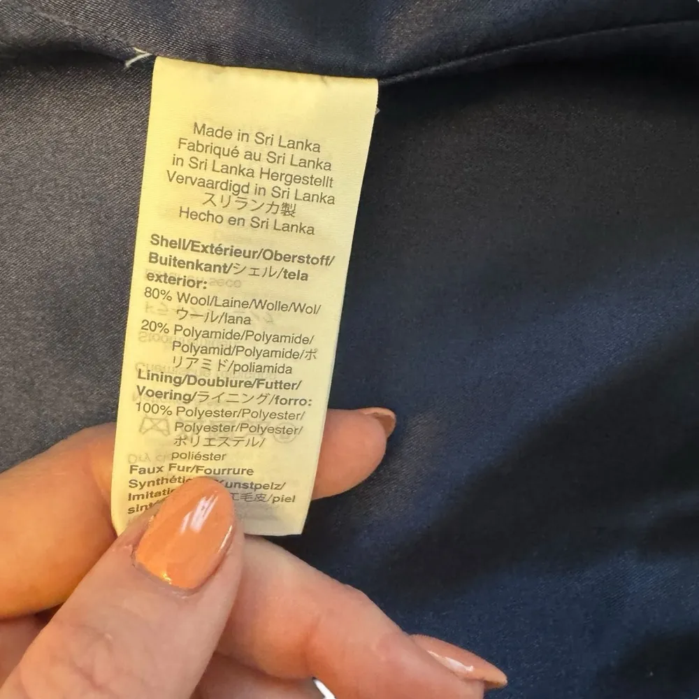 J. Crew - Peacoat in Italian Stadium Cloth Wool Coat Sz 6 - Image 10