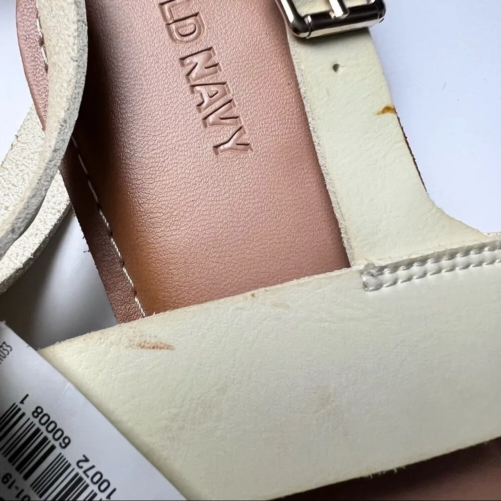 Old Navy Women's Casual Faux- Leather Vachetta Slingback Sandals  Sz 8 - Image 7