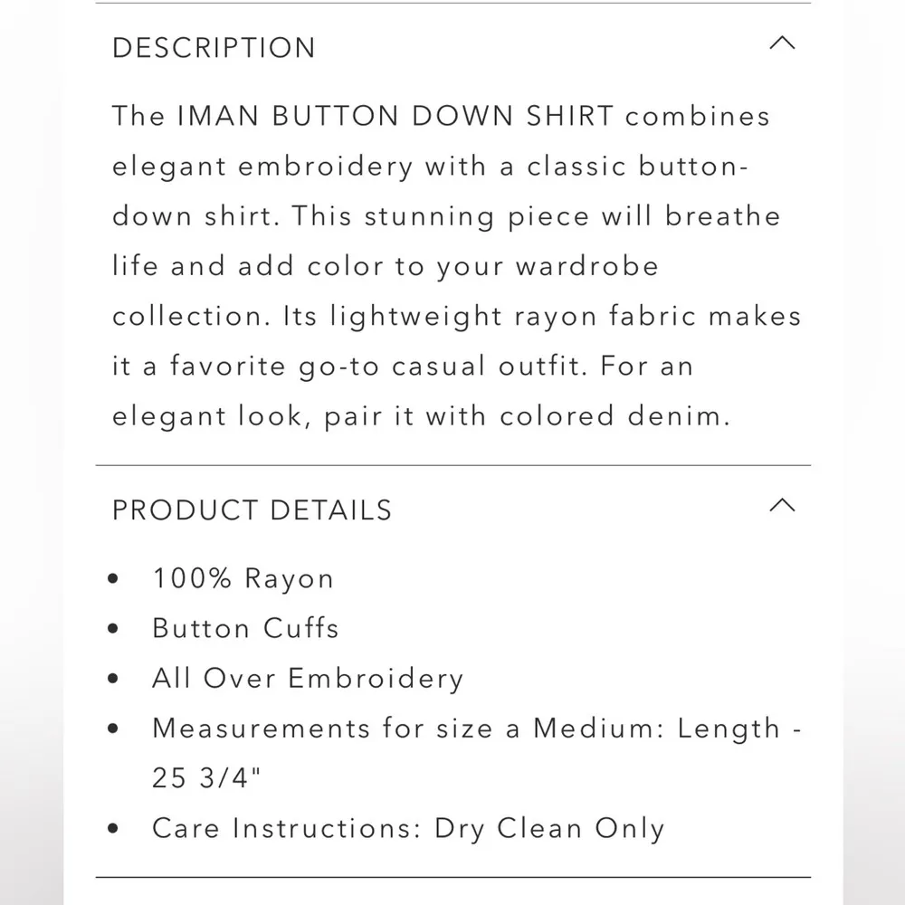 NEW JOHNNY WAS Iman Embroidered Silk Button Down Shirt in MTI Sz Xs - Image 4