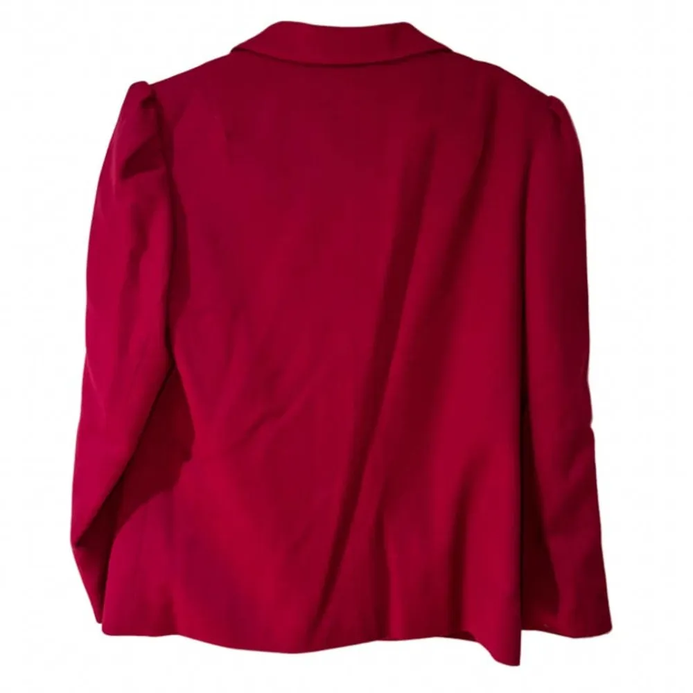 SCHRADER SPORT DARK PINK/FUCHSIA VINTAGE CHIC BLAZER SIZE 14 Pink - Image 2