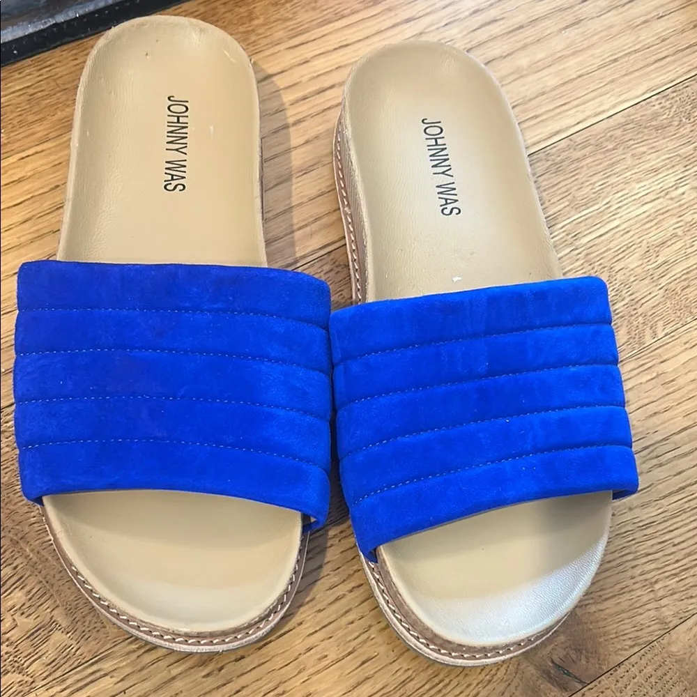 Adorable Never Worn Johnny Was Slides Women’s 8 🥰 - Image 2