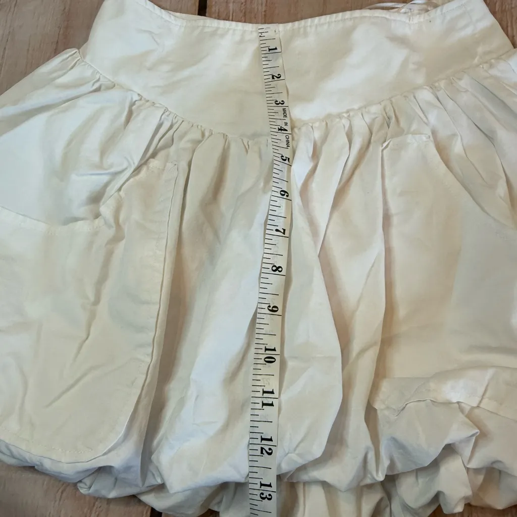 Altar’d State White Size Xs Balloon Hem Skirt READ cottage Fairy Girlhoodcore - Image 4