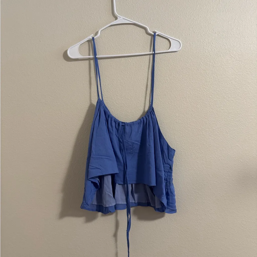 Mustard Seed Blue Camisole Top - Image 3