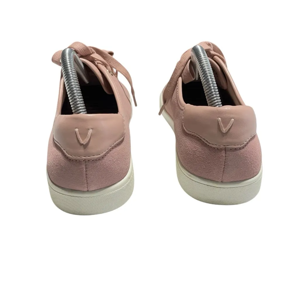 Vionic Womens Sunny Brinley Lace Up Sneaker Light Pink Suede Cushioned Sz 9 - Image 5
