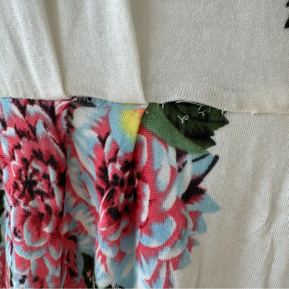 Revolve pencey standard floral maxi dress with cutout back xs White - Image 6