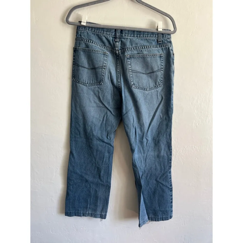 Giordana Lightly Distressed Straight Jeans size‎ 29 Blue - Image 2