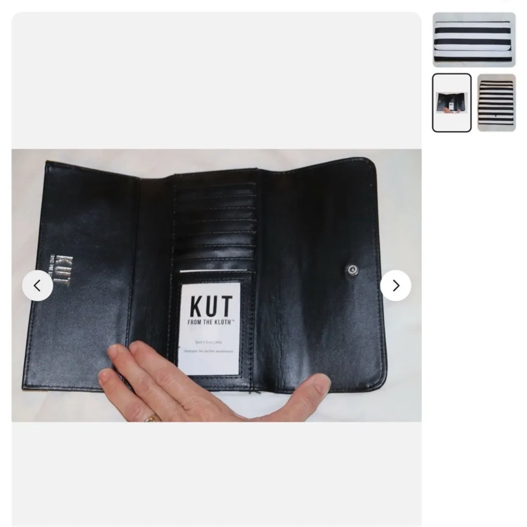 KUT from the Kloth weekend/overnight bag with matching wallet. - Image 11