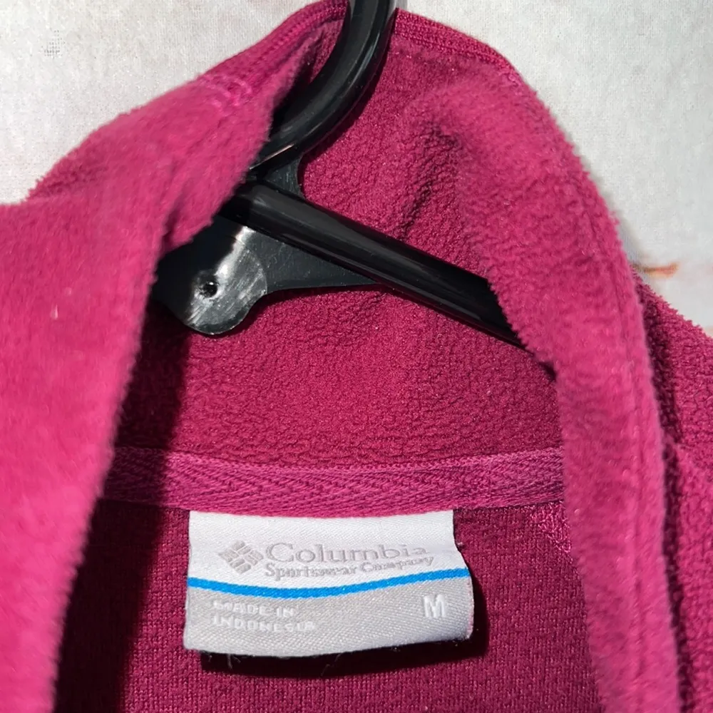 Columbia  Mountain side Fleece pullover M half zip collar lightweight top - Image 5