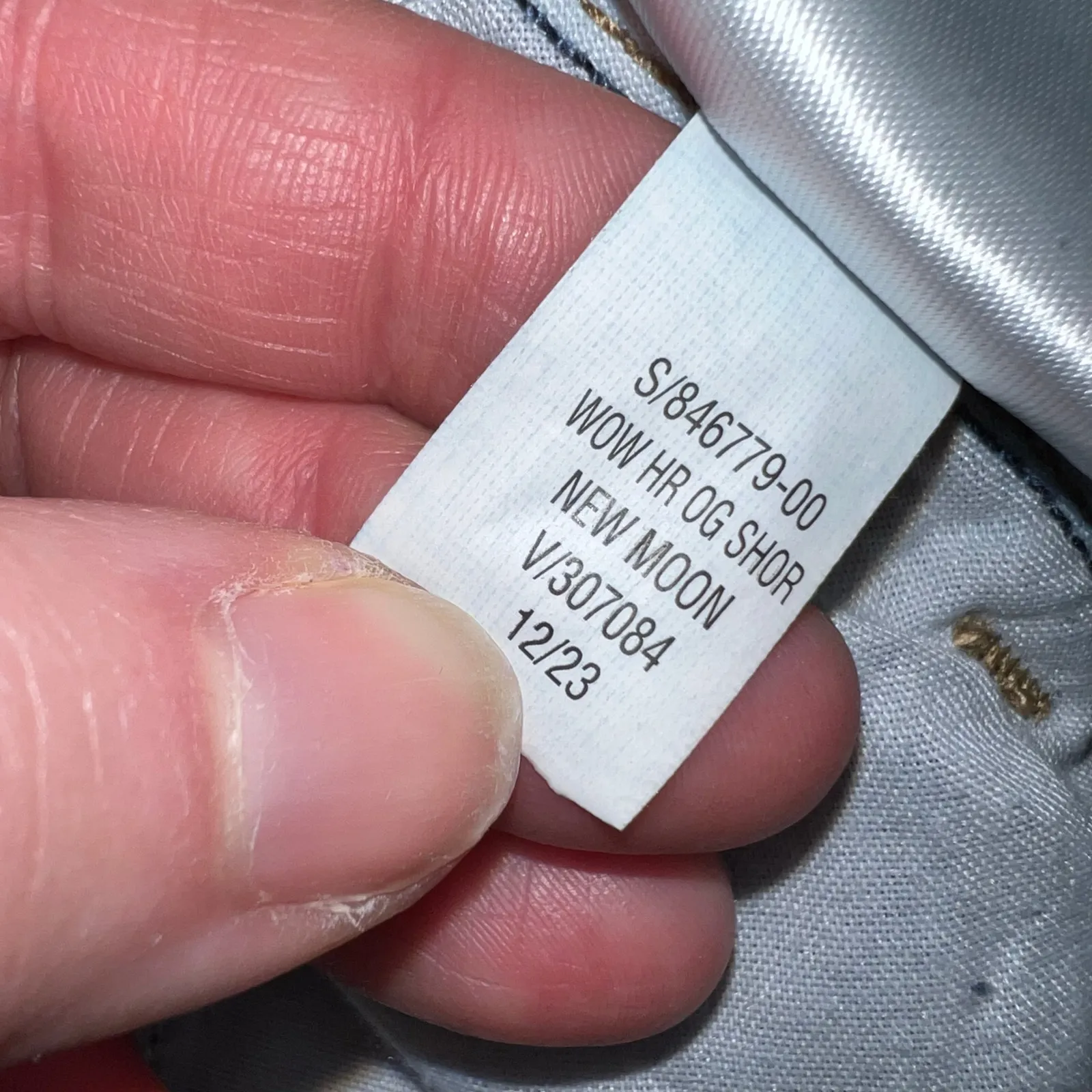 Old Navy Womens Denim Blue Jean Shorts High Rise WOW Fit Stretchy Size 2 - Image 7