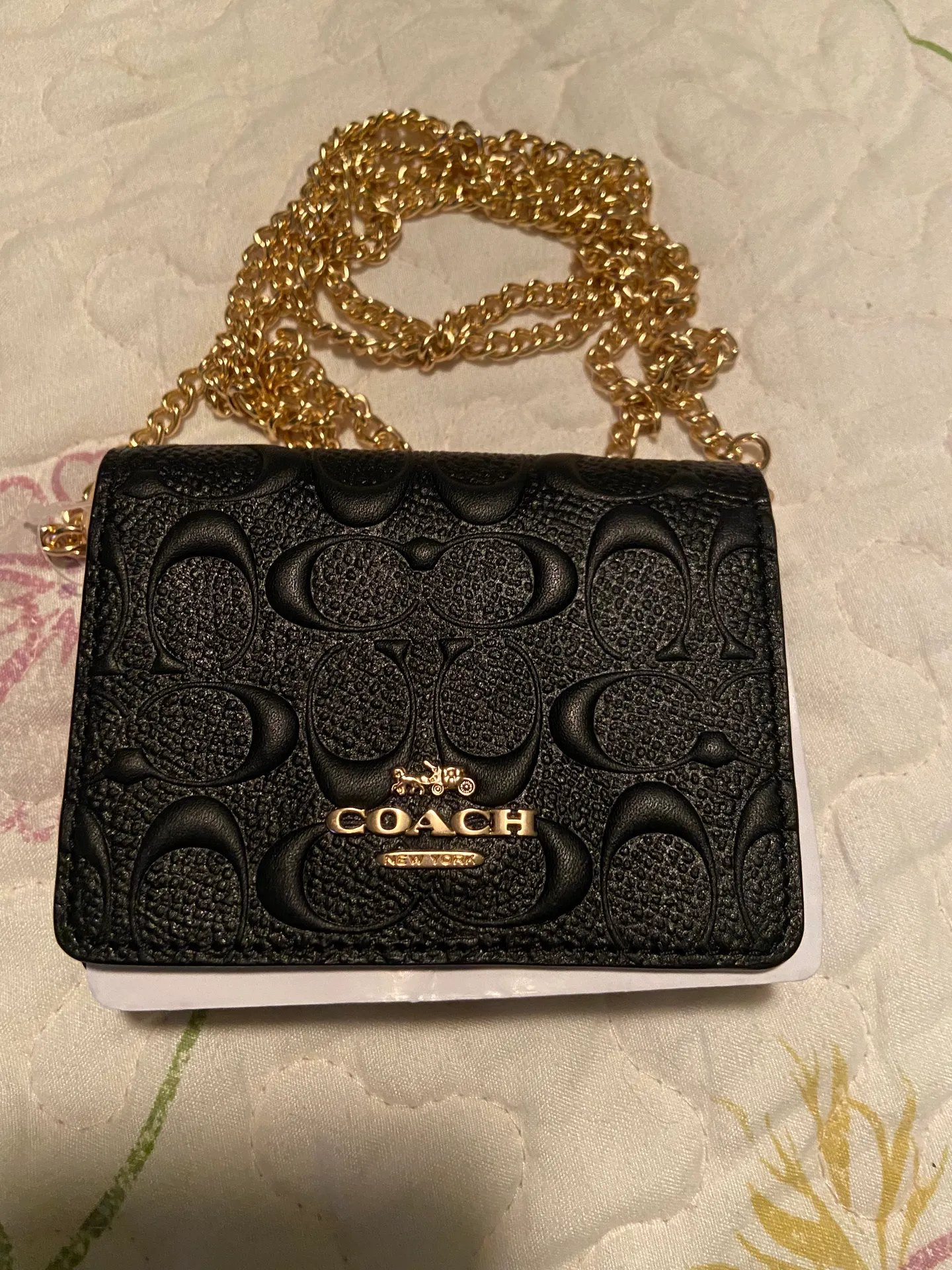 Coach Mini Wallet On A Chain In Signature Leather  - Image 5