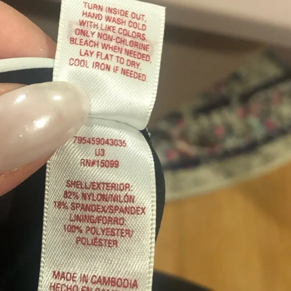 🔵 SALE 3/$25 BONGO STRIPED BIKINI COLORBLOCK BOTTOM M - Image 6