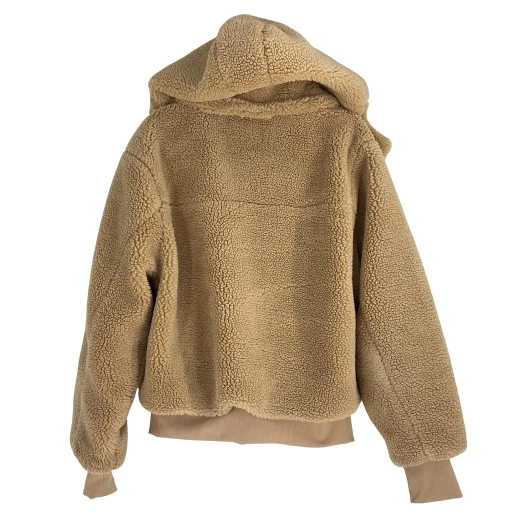 ALO Yoga Womens L Beige Foxy Sherpa Zip - Image 14