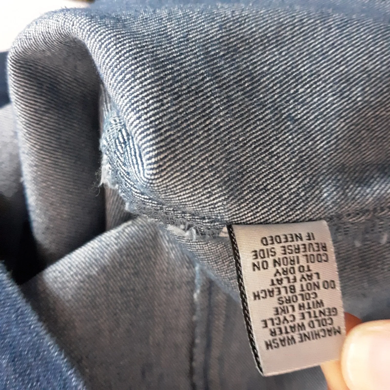 J for Justify Juniors Denim Dress Size Small Blue Y2K Festival Weekend Coastal - Image 10