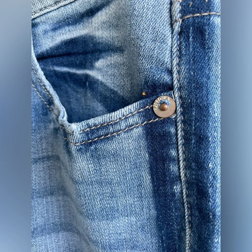 NWOT -  Audrey Cropped Women’s Jeans | Raw Hem | Distressed | Side Stripe - Image 5