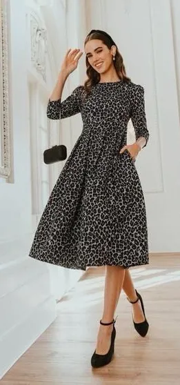 Ivy City Co Waldorf Walk on the Wild Side Dress - Image 1