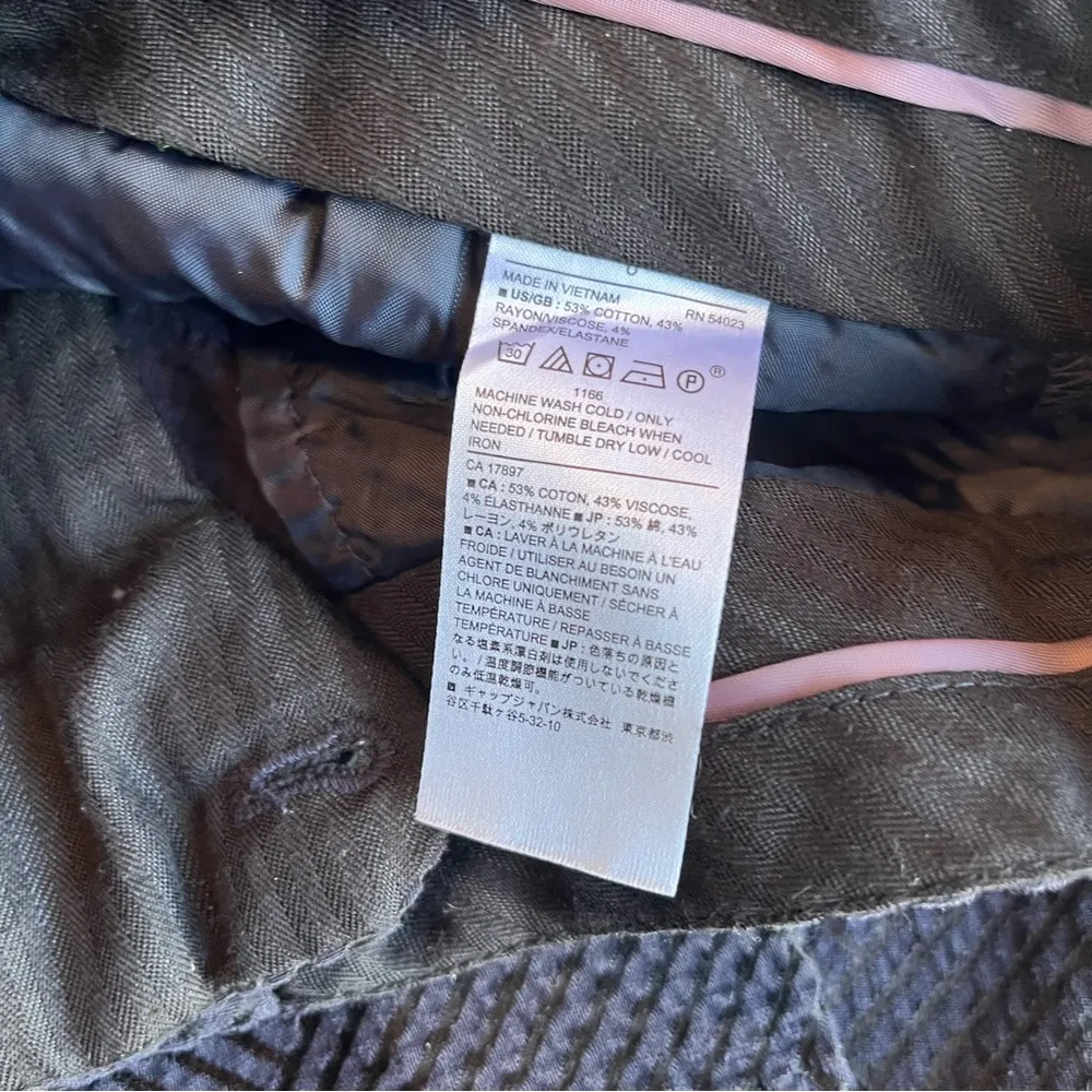 Banana Republic Textured Pants Womens 6 Minimalist Career Cropped Blue
Great - Image 5