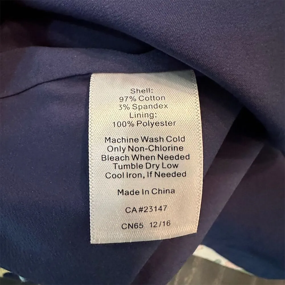 Talbots Petites A-Line Skirt Size 8 Multicolor Geometric Knee Length - Image 8