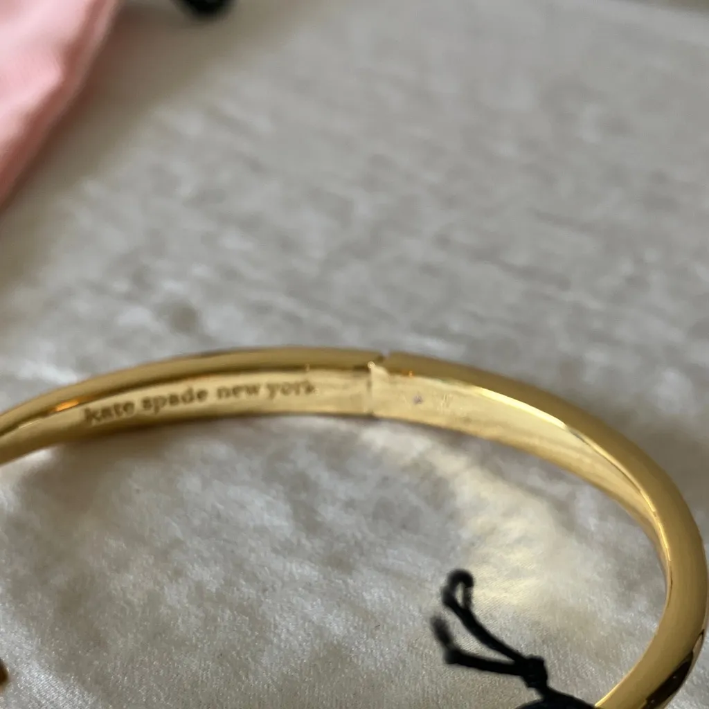 Kate Spade: Sweet Citrus Hinge Cuff- Gold Tone - Image 3
