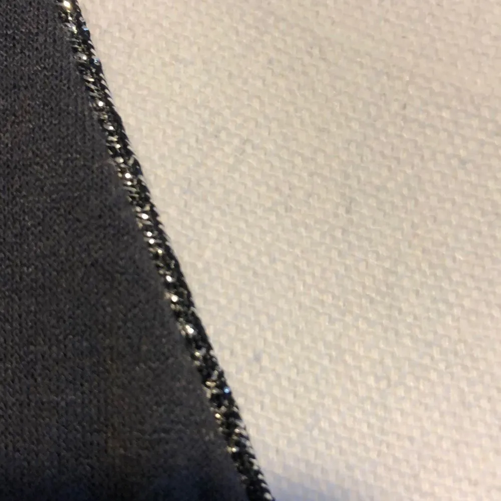 Ella Moss Dark Gray V Neck Flowy Tank Top - Image 3