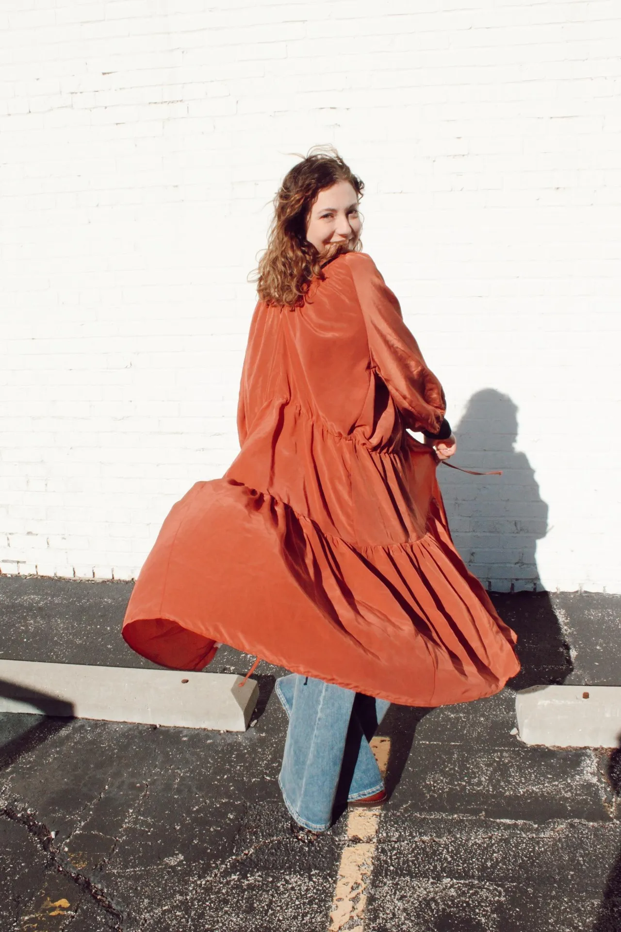 Boutique Mauve Long Duster - Image 3