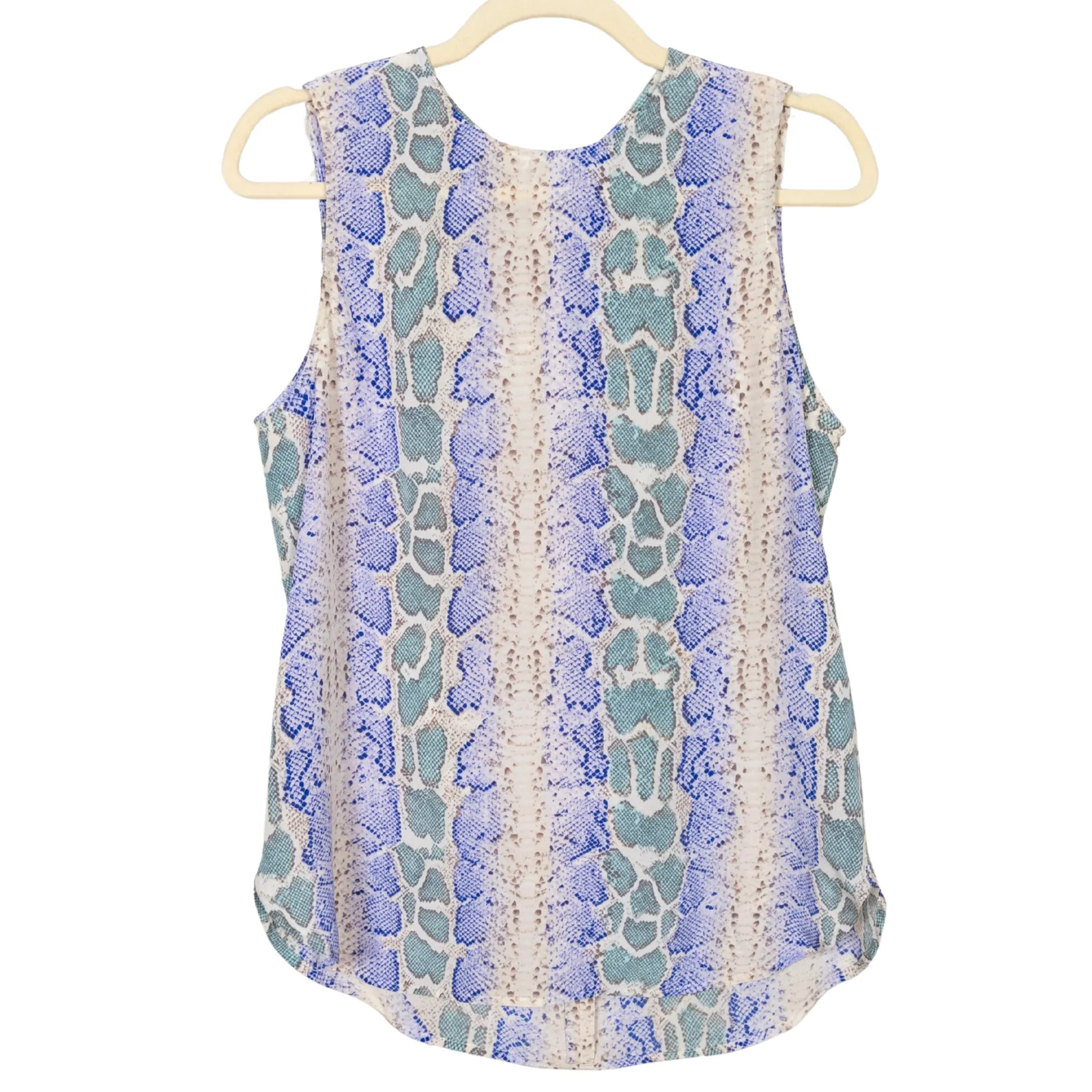 EQUIPMENT Lyle Python Snake Print Sleeveless Silk Blouse Women's Small - Image 2