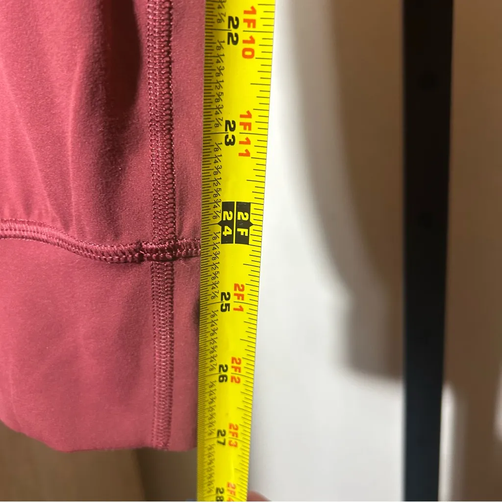 Lululemon Align High Rise Joggers Nulu Mulled Wine Red Athletic Pants Size 8 - Image 9
