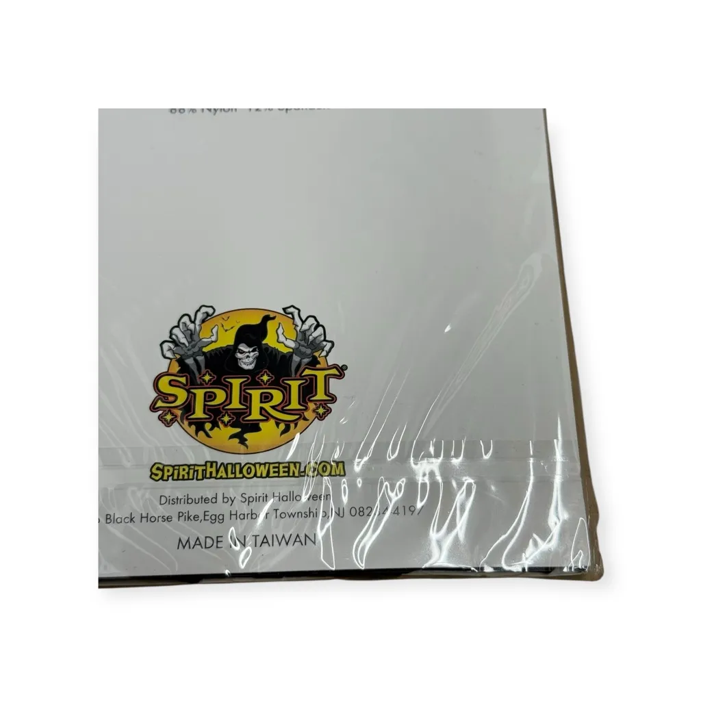 new Spirit Halloween 𖤍 Big Hole Spandex Opaque Stirrup Leggings 𖤍 Black 𖤍 1SFM - Image 5