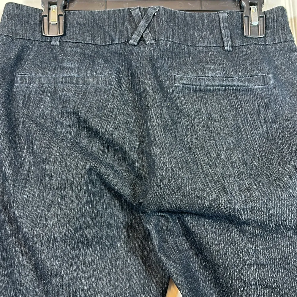 Anthropologie The Essential SLIM Denim Blue Pant Size 4 EUC #1346-LA - Image 5